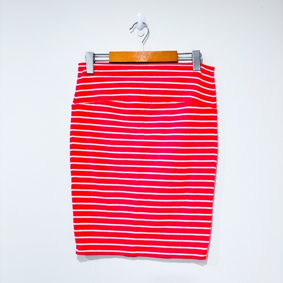 THYME MATERNITY – Pink & white striped pencil skirt | X-Small * - Picture 6 of 6